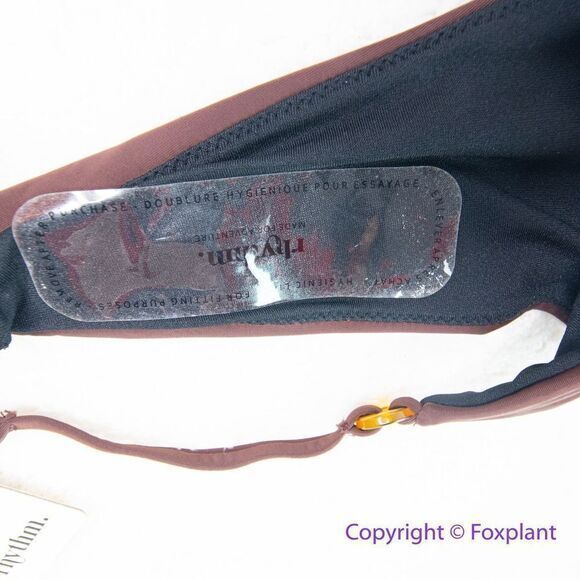 NEW Rhythm Free People Ring Itsy Bikini Bottom in chocolate, size L - Picture 9 of 11